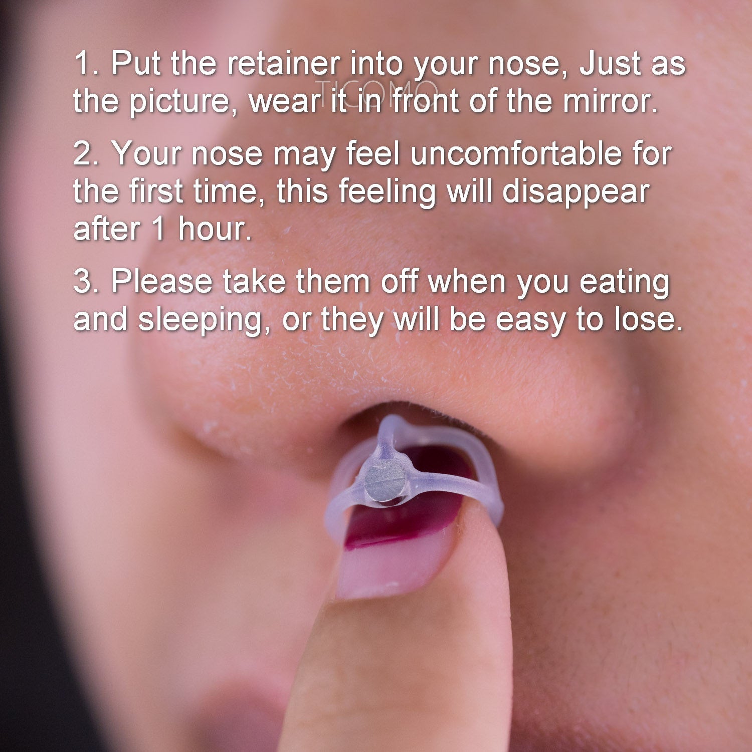 Prevent Fall Fake Nose Ring Fake Nose 