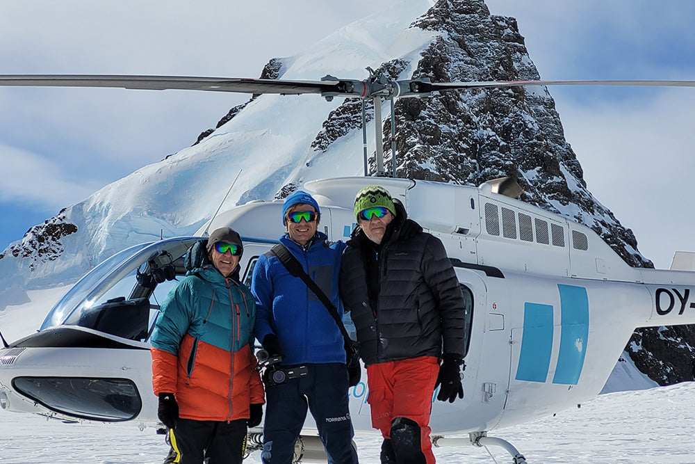 Ramón Larramendi trineo de viento expedición Groenlandia uller máscaras de esquí