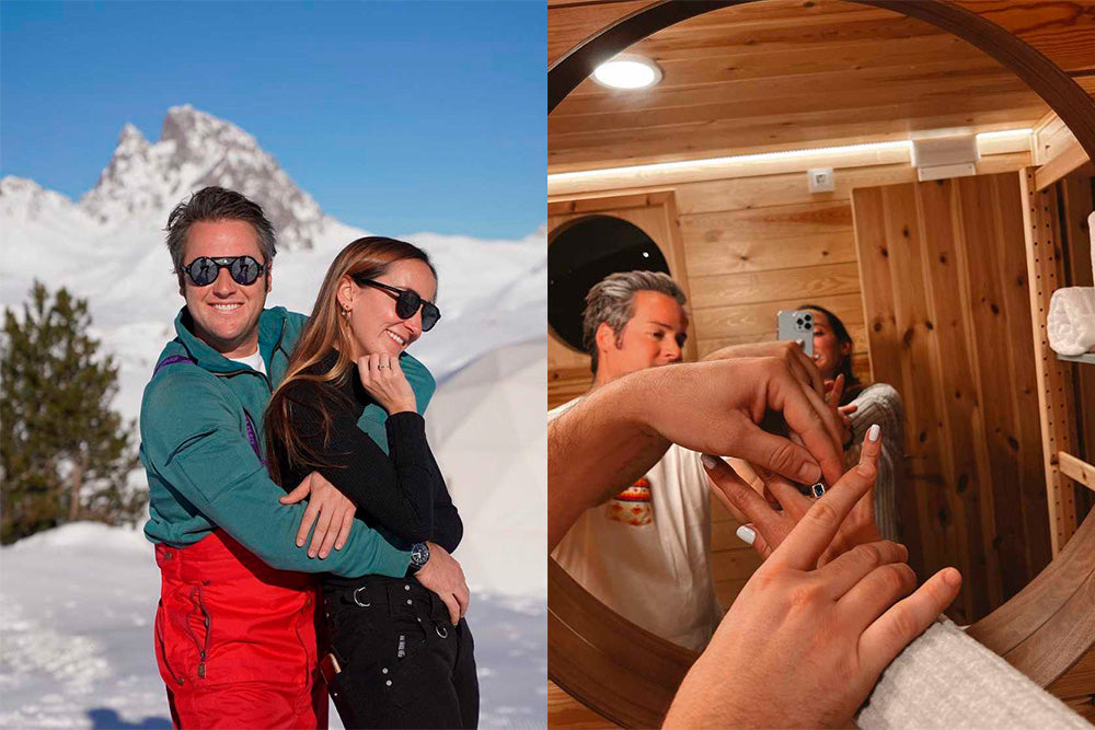 Lucia Pombo matrimonio pedida de mano lucia pombo se casa uller máscaras de esquí