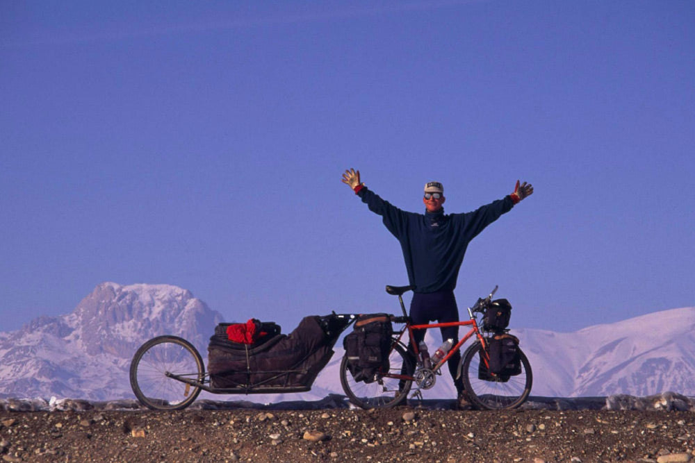 Goran Kropp - Una bicicleta y una cámara de video para llegar al campamento base del Everest