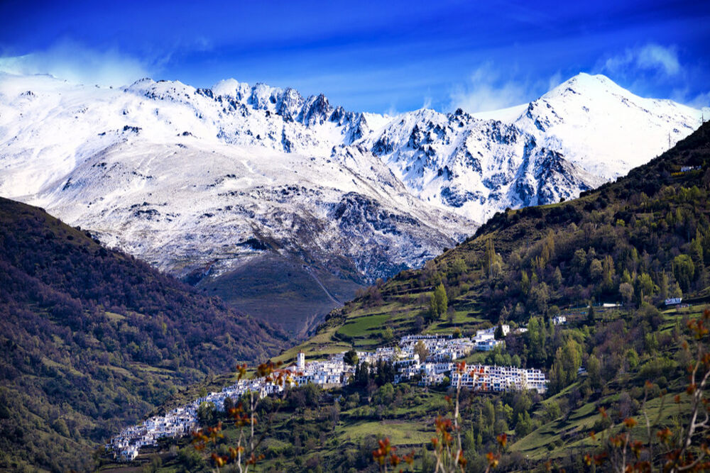 uller pueblos capileira pico mulhacén subida