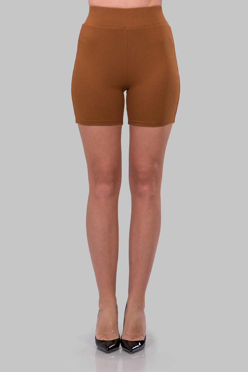 rust biker shorts