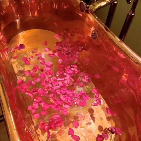 rosewater bath