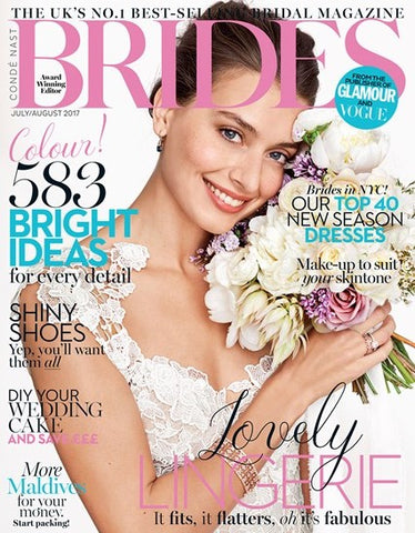 Brides Magazine Cover July/August 2017