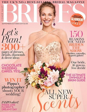 Brides Magazine Cover for September/October 2017