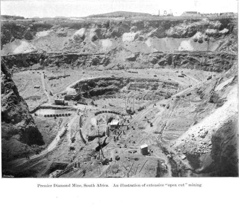 Premier Diamond Mine - By Farrington: Gems and Gem Minerals, published 1903. Link. Uploaded to and transferred from en.wikipedia, Public Domain, https://commons.wikimedia.org/w/index.php?curid=3947528