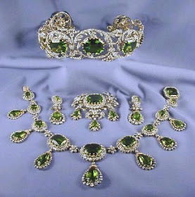 The Habsburg Peridot Parure complete with Tiara