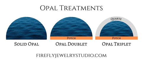 Opal Treatments via Firefly Jewelry Studio