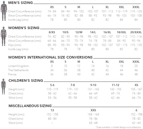 Juniors Xs Size Chart