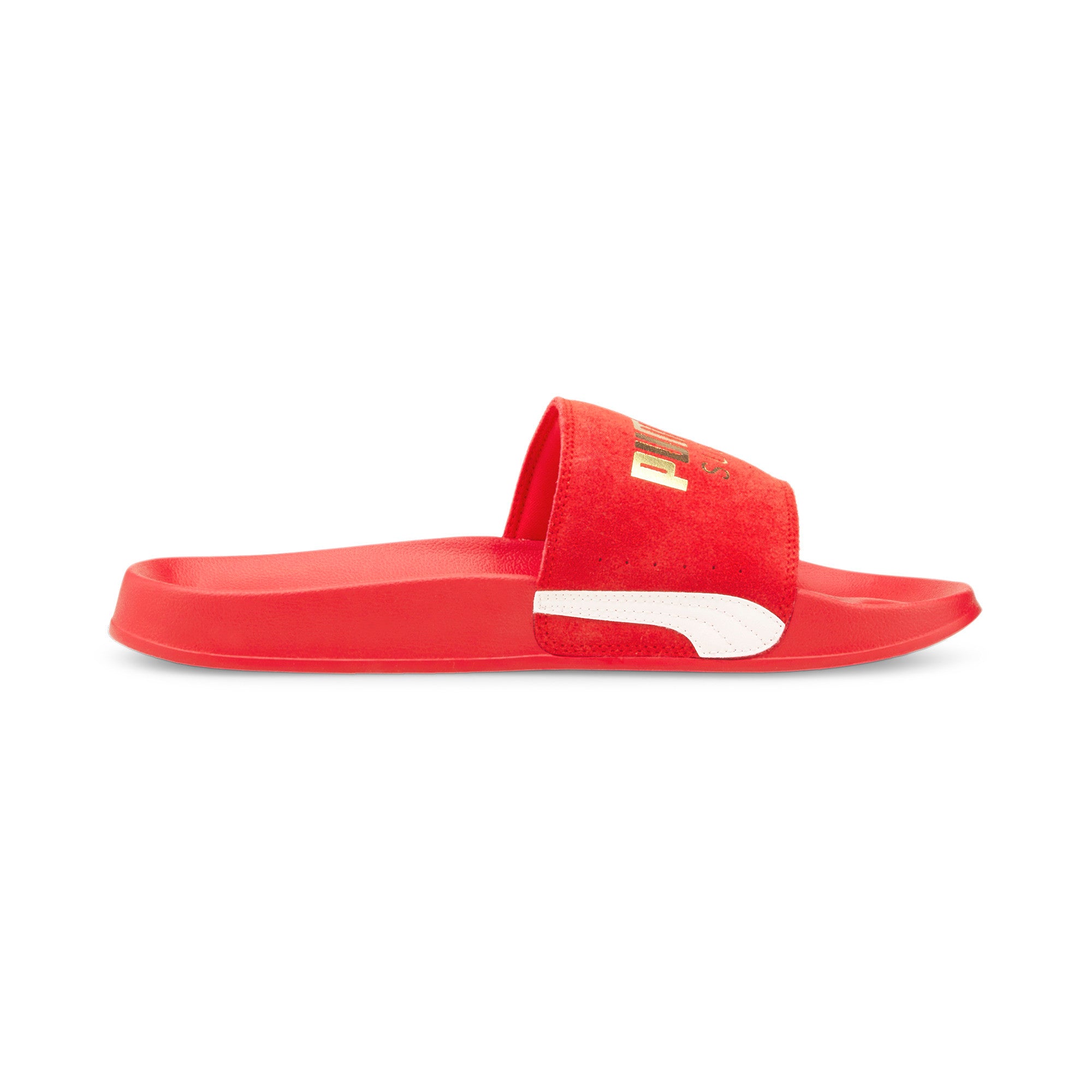 puma red slides