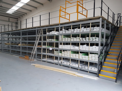 rack supported mezzanine floor