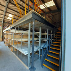 rack supported mezzanine floor