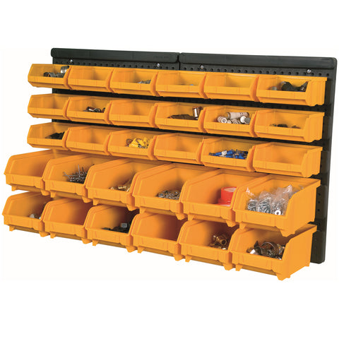 wall kit parts storage bins