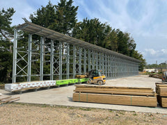 Cantilever Rack with Canopy