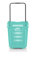 recycled ocean plastic large trolley basket