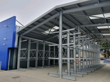 rack clad cantilever racking