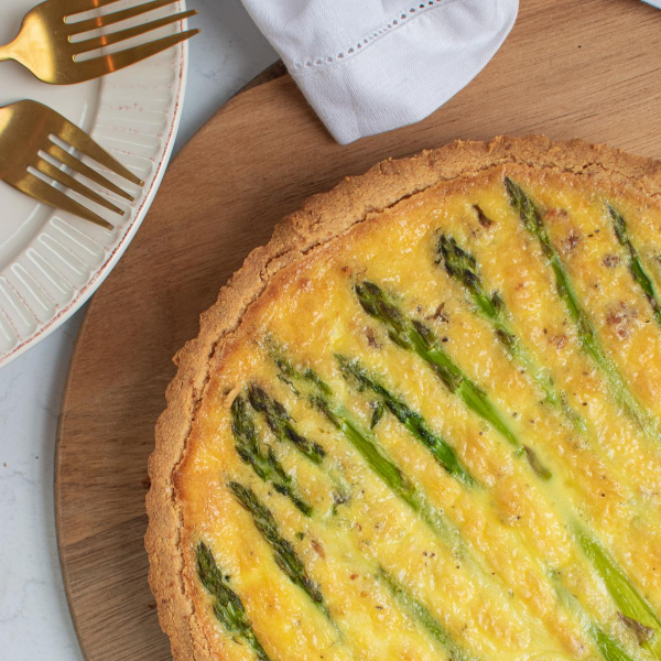 Keto Sausage and Asparagus Quiche – HighKey