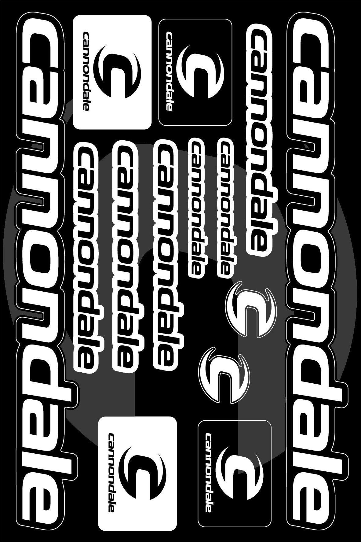 cannondale bike stickers