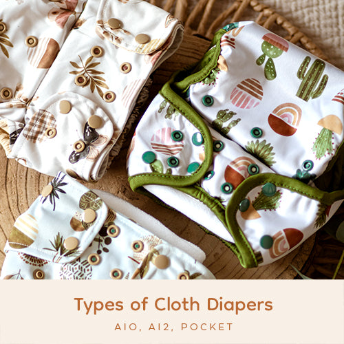 Types of cloth diapers explained! AIO vs Pocket vs AI2 – Cloth Diapers -  Lighthouse Kids