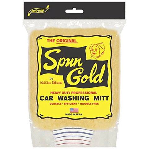 SM Arnold GOLD SPUN Wash Mitt - DETAILING WORLD