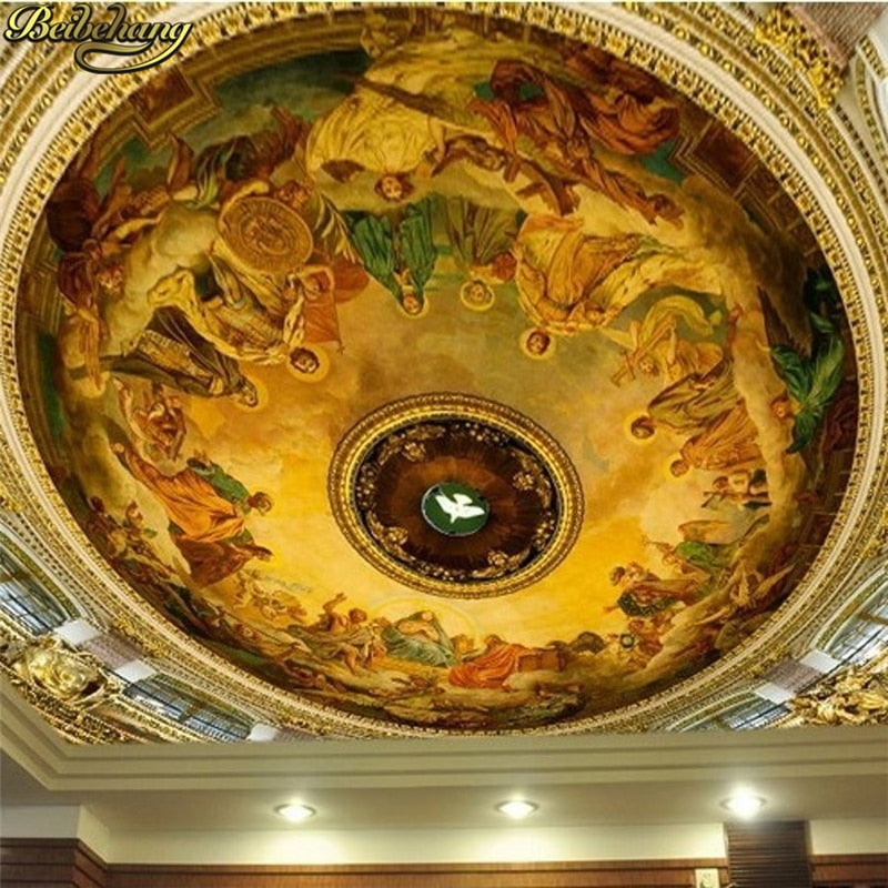 Photo Wallpapers Painting Ornate Ceiling Roof 3d Wall Mural