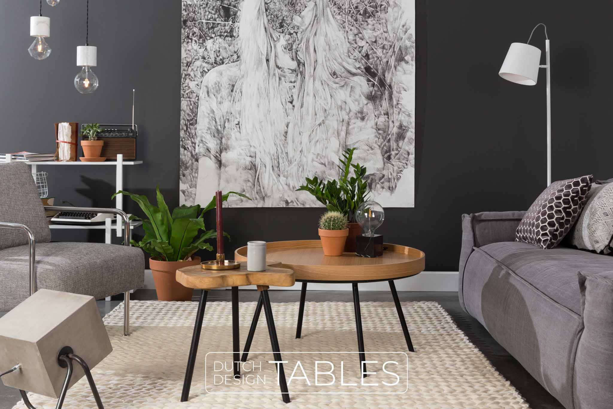 Vloerlamp Zuiver | Simpel & stijlvol | zwart koper – Dutch Design Tables