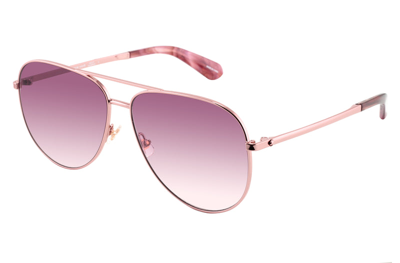 Top 89+ imagen kate spade aviator sunglasses pink