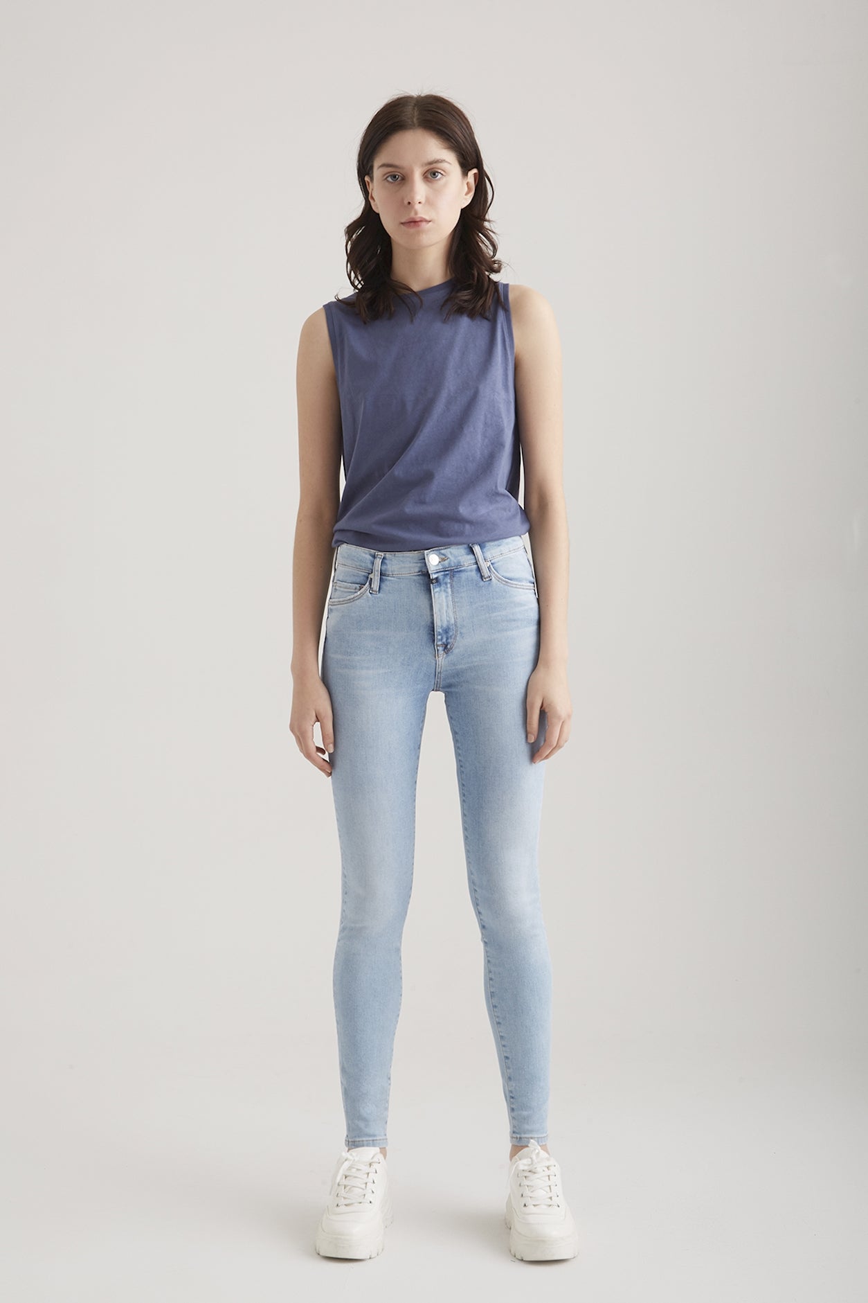 COJ - Sophia - Dames Slim-fit Jeans - Light Blue
