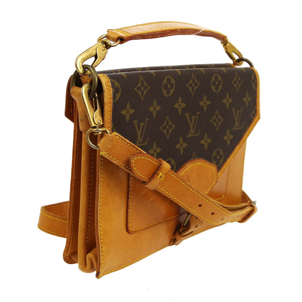 Louis Vuitton Vintage - Leather Voyage Bagatelle Satchel Bag - Brown - Leather  Handbag - Luxury High Quality - Avvenice