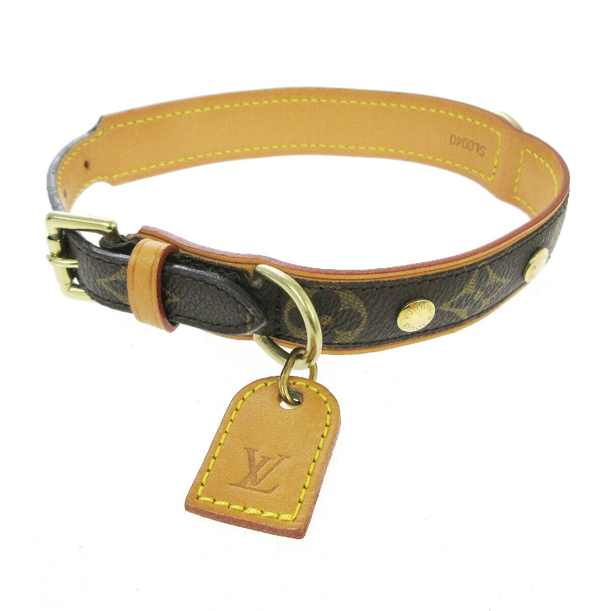 LOUIS VUITTON Monogram Baxter Dog Collar – Luxury Boutique Italy