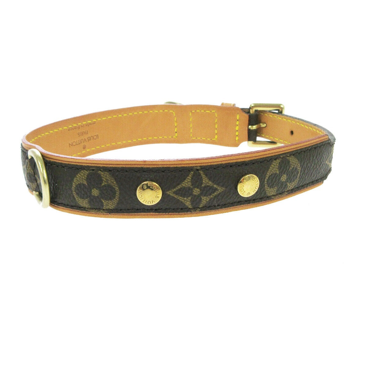 LOUIS VUITTON Monogram Baxter Dog Collar – Luxury Boutique Italy