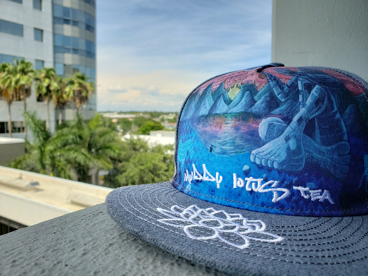 Hat, Snapback - Muddy Lotus Tea – Fractal Spirit