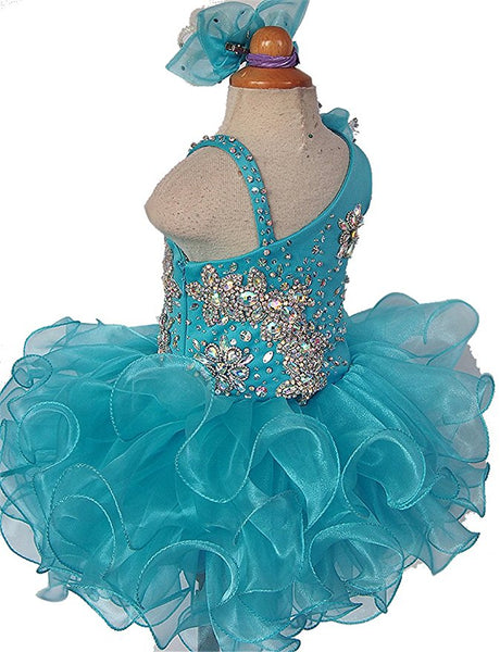 Elegant Toddler/Little Girl/Baby Miss/Infant Cupcake Pageant Dress Wit ...
