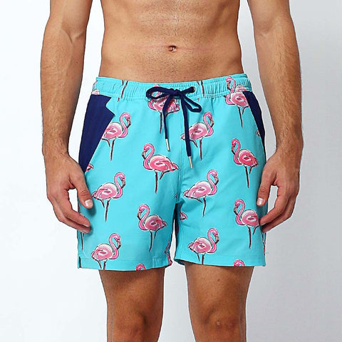 Flamingo Swim Shorts - Randy Cow