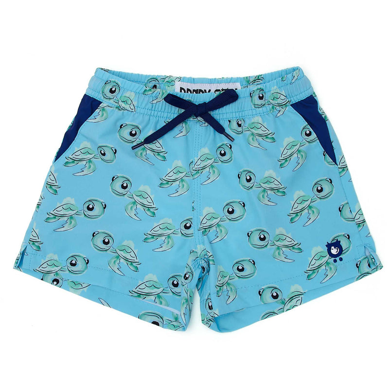 Kid's Sea Turtle Swim Shorts Trunks | Randy Cow