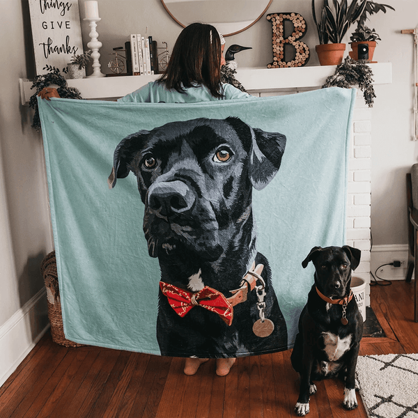 Custom Dog Blanket Personalized Pet 