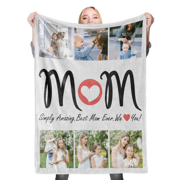 mother's day photo blanket