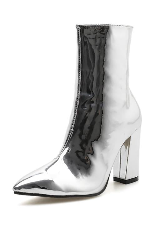 high heel martin boots