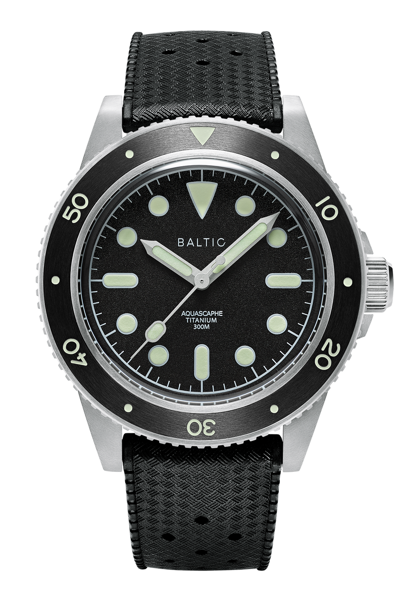Aquascaphe Titanium Black - Baltic Watches