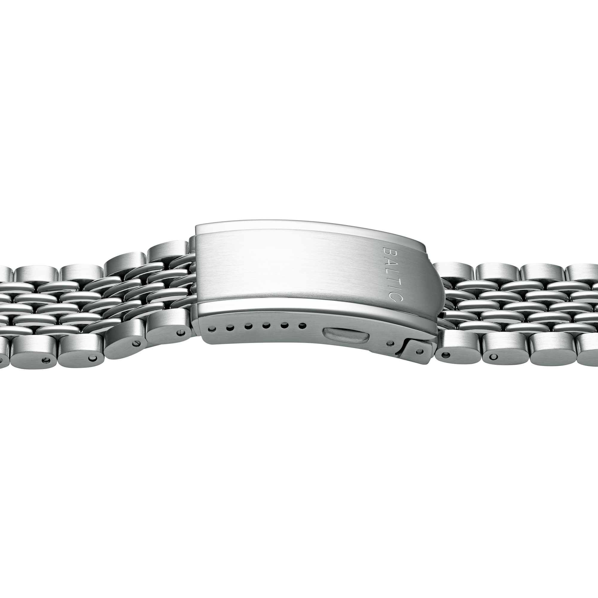 Bracelet montre Perles de Riz (Beads of Rice) en acier inox massif