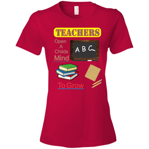 Teacher 880 Anvil Ladies' Lightweight T-Shirt 4.5 oz AH113