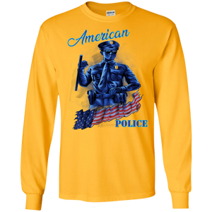 Police G240 Gildan LS Ultra Cotton T-Shirt AH157
