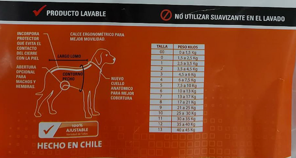 Body de cobre para perros y gatos