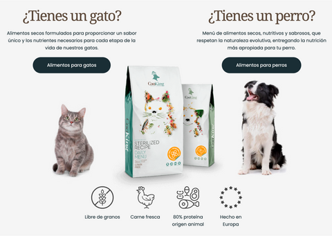 alimento cooking para perros