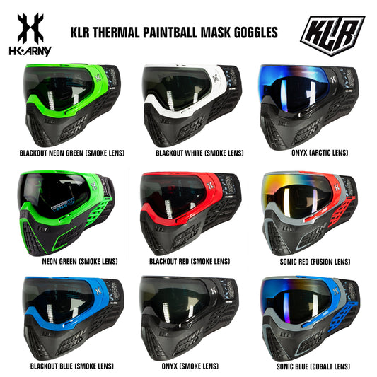 HK Army KLR Thermal Paintball Mask Goggle From Paintball Deals