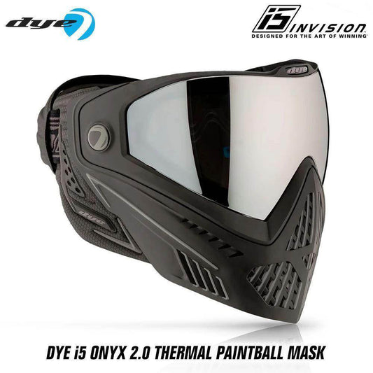 DYE i5 Paintball Mask Thermal White/Gold