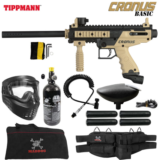 Tippmann Cronus Tactical Starter Protective HPA Paintball Gun Package From  Paintball Deals