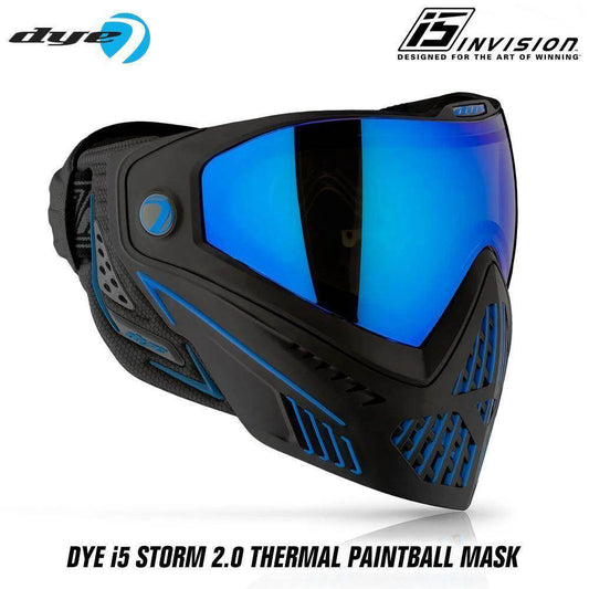 DYE i5 Paintball Mask Thermal White/Gold