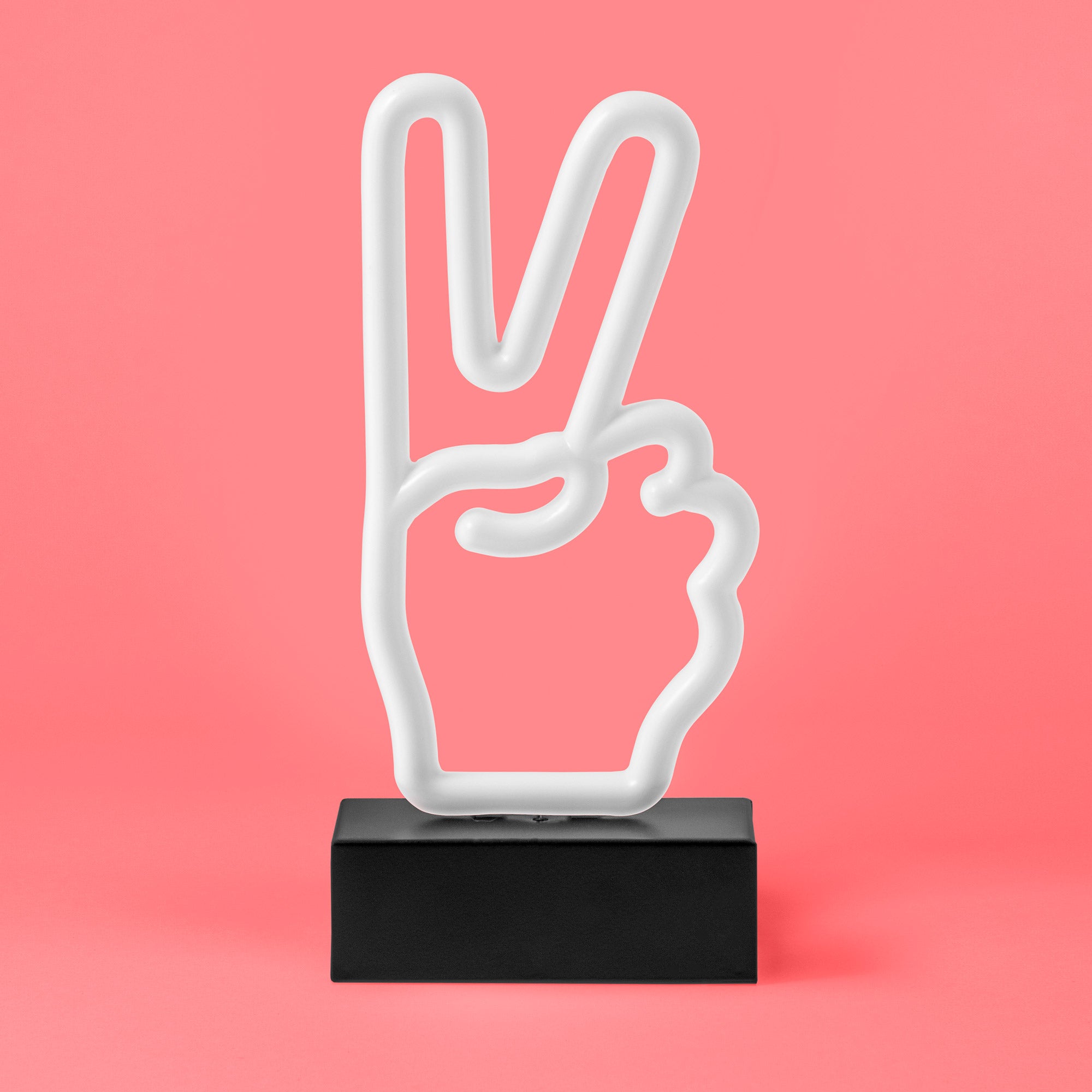 peace sign led light