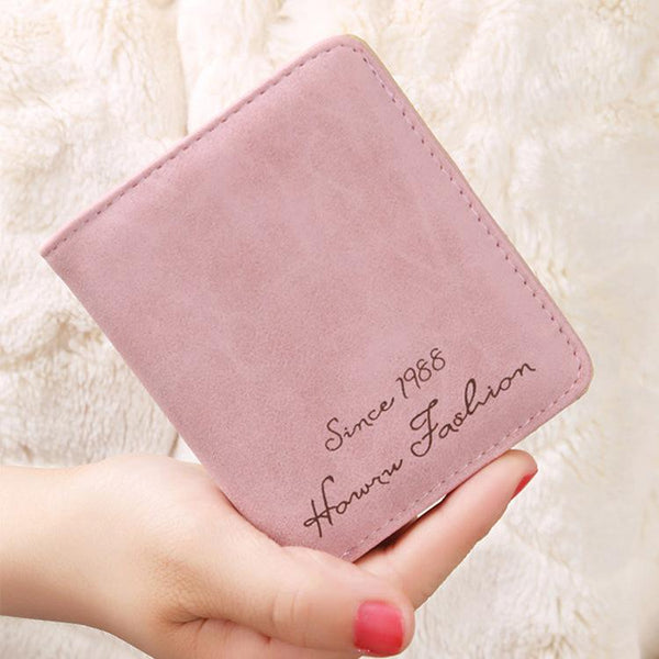 (1pcs) Wallets and Purses Women Leather Genuine Small Famous Brand for Credit Cards Cards Holder Clutch Fashion Standard Wallet - Ecart